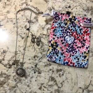 Brighton Necklace + Earrings ❣️ Double Sided